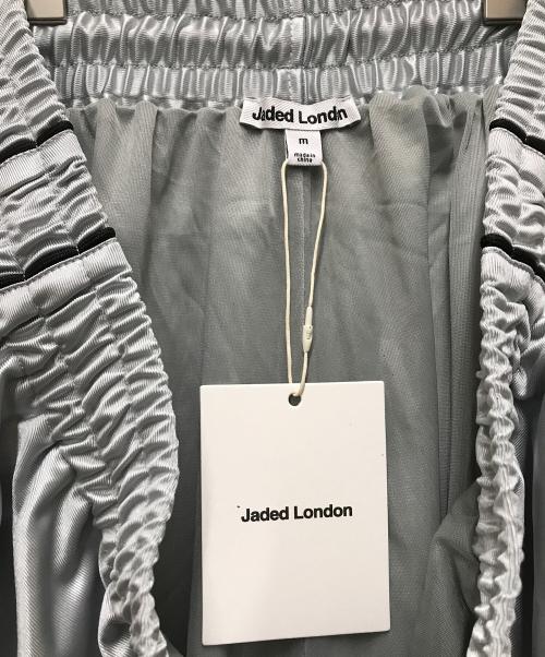 Jaded London（ジェイデッドロンドン）JADED LONDON (ジェイデッドロンドン) メタリックジョガーパンツ シルバー サイズ:Mの古着・服飾アイテム