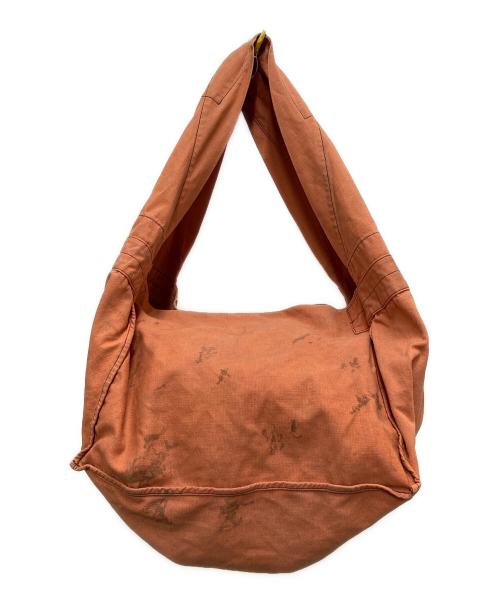 BOWWOW（バウワウ）BOWWOW (バウワウ) THE DITC NEWSPAPER BAG AGED オレンジの古着・服飾アイテム