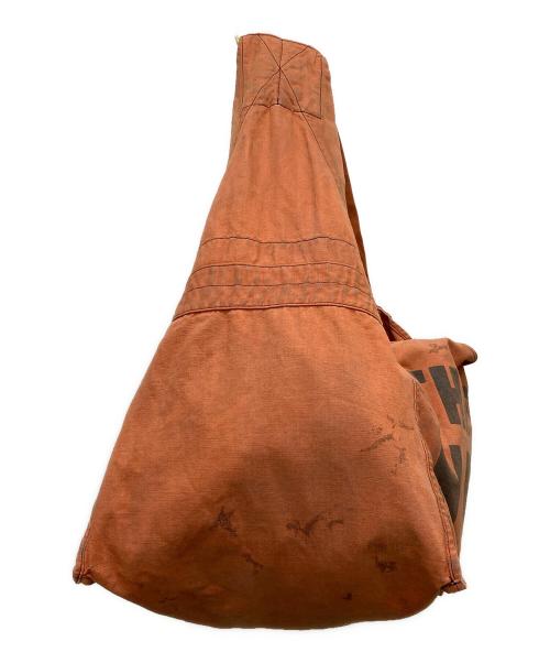 BOWWOW（バウワウ）BOWWOW (バウワウ) THE DITC NEWSPAPER BAG AGED オレンジの古着・服飾アイテム