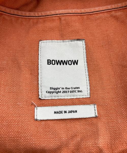BOWWOW（バウワウ）BOWWOW (バウワウ) THE DITC NEWSPAPER BAG AGED オレンジの古着・服飾アイテム