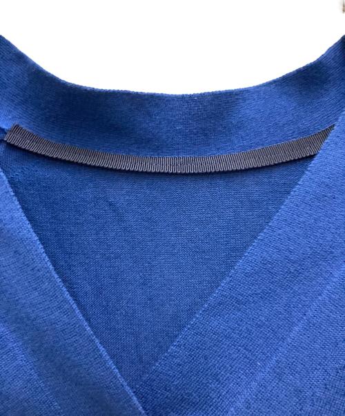 sacai（サカイ）sacai (サカイ) アンサンブル切替ニットブラウス ブルー サイズ:2の古着・服飾アイテム