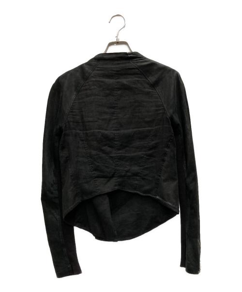 HELMUT LANG（ヘルムートラング）HELMUT LANG (ヘルムートラング) 切替レザージャケット ブラック サイズ:Pの古着・服飾アイテム
