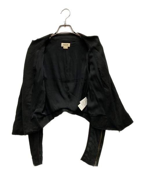 HELMUT LANG（ヘルムートラング）HELMUT LANG (ヘルムートラング) 切替レザージャケット ブラック サイズ:Pの古着・服飾アイテム
