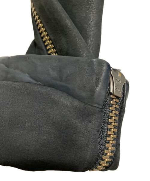 HELMUT LANG（ヘルムートラング）HELMUT LANG (ヘルムートラング) 切替レザージャケット ブラック サイズ:Pの古着・服飾アイテム