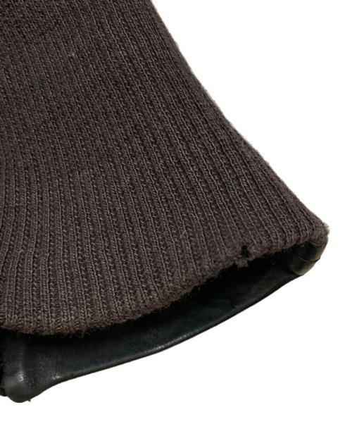 HELMUT LANG（ヘルムートラング）HELMUT LANG (ヘルムートラング) 切替レザージャケット ブラック サイズ:Pの古着・服飾アイテム