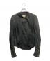 HELMUT LANG（ヘルムートラング）の古着「切替レザージャケット」｜ブラック