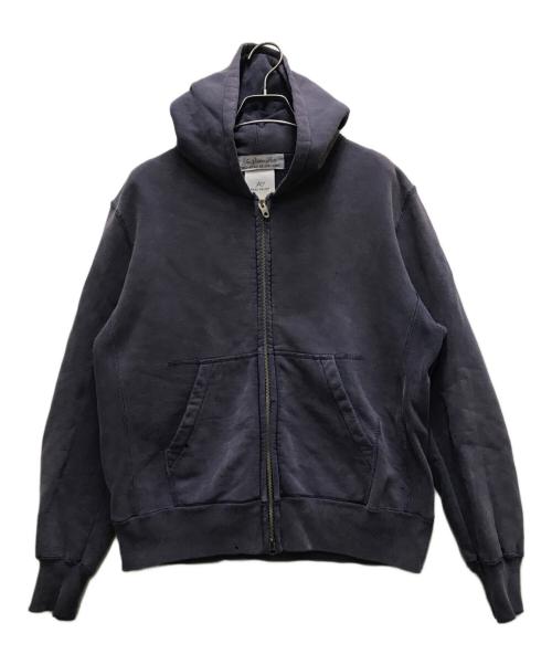 REMI RELIEF（レミレリーフ）REMI RELIEF (レミレリーフ) BEAMS PLUS (ビームスプラス) 別注 ヴィンテージ加工ジップアップパーカー パープル サイズ:Sの古着・服飾アイテム