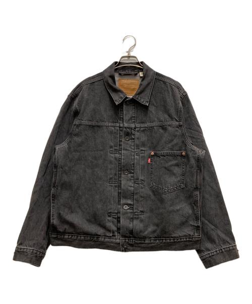 LEVI'S PReMIUM（リーバイス プレミアム）LEVI'S PReMIUM (リーバイス プレミアム) TYPE I トラッカージャケット ブラック サイズ:Lの古着・服飾アイテム