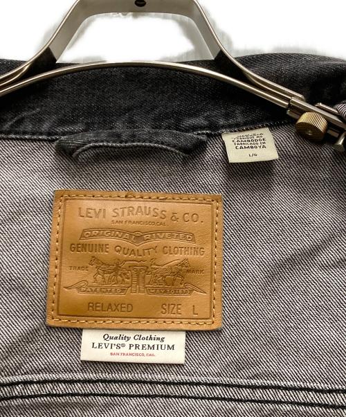 LEVI'S PReMIUM（リーバイス プレミアム）LEVI'S PReMIUM (リーバイス プレミアム) TYPE I トラッカージャケット ブラック サイズ:Lの古着・服飾アイテム