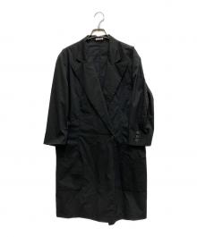 MIU MIU（ミュウミュウ）の古着「ロングジャケット」｜ブラック