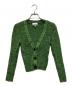 Ganni（ガニー）の古着「クロップドカーディガン「」｜グリーン