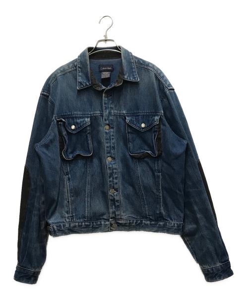 Calvin Klein（カルバンクライン）Calvin Klein (カルバンクライン) 90s 切替デニムジャケット インディゴ サイズ:不明の古着・服飾アイテム