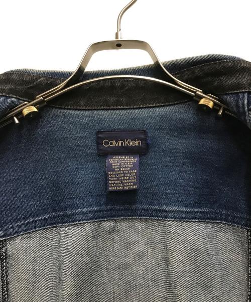 Calvin Klein（カルバンクライン）Calvin Klein (カルバンクライン) 90s 切替デニムジャケット インディゴ サイズ:不明の古着・服飾アイテム