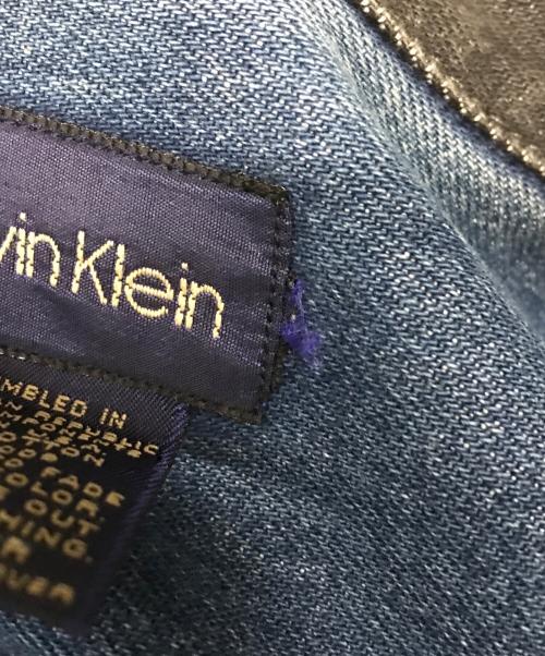 Calvin Klein（カルバンクライン）Calvin Klein (カルバンクライン) 90s 切替デニムジャケット インディゴ サイズ:不明の古着・服飾アイテム