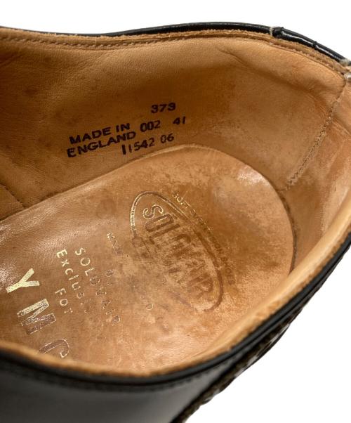 SOLOVAIR（ソロヴェアー）SOLOVAIR (ソロヴェアー) YMC (ユーマストクリエイト) ウィングチップシューズ ブラック サイズ:41の古着・服飾アイテム