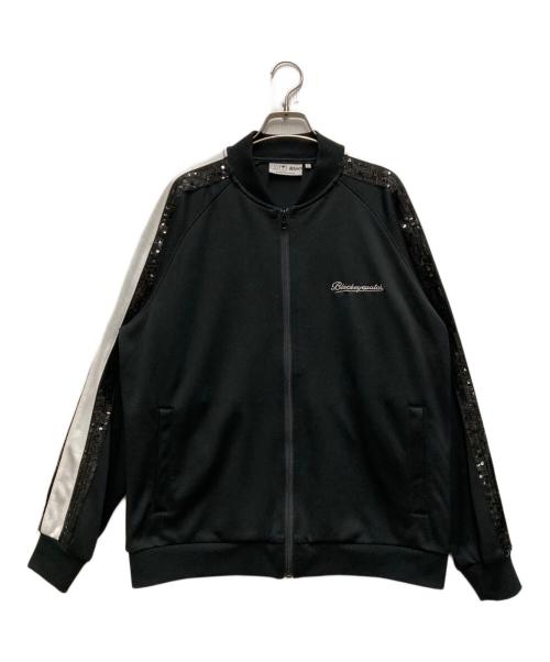 BlackEyePatch（ブラックアイパッチ）BlackEyePatch (ブラックアイパッチ) スパンコール付きトラックジャケット ブラック サイズ:Lの古着・服飾アイテム