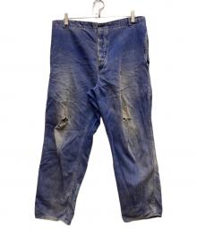 EURO VINTAGE（ユーロヴィンテージ）の古着「FRENCH WORK PANTS」｜ブルー