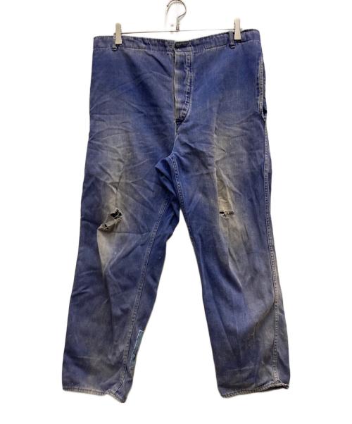 EURO VINTAGE（ユーロヴィンテージ）EURO VINTAGE (ユーロヴィンテージ) FRENCH WORK PANTS ブルー サイズ:不明の古着・服飾アイテム