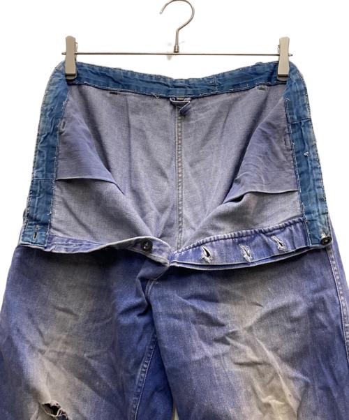 EURO VINTAGE（ユーロヴィンテージ）EURO VINTAGE (ユーロヴィンテージ) FRENCH WORK PANTS ブルー サイズ:不明の古着・服飾アイテム
