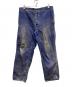 EURO VINTAGE（ユーロヴィンテージ）の古着「FRENCH WORK PANTS」｜ブルー