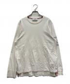 THOM BROWNE. NEW YORKトムブラウン ニューヨーク）の古着「ラインカットソー」｜ホワイト