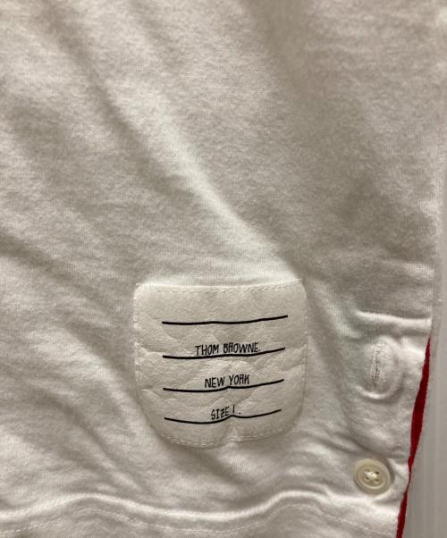 THOM BROWNE. NEW YORK（トムブラウン ニューヨーク）THOM BROWNE. NEW YORK (トムブラウン ニューヨーク) ラインカットソー ホワイト サイズ:1の古着・服飾アイテム