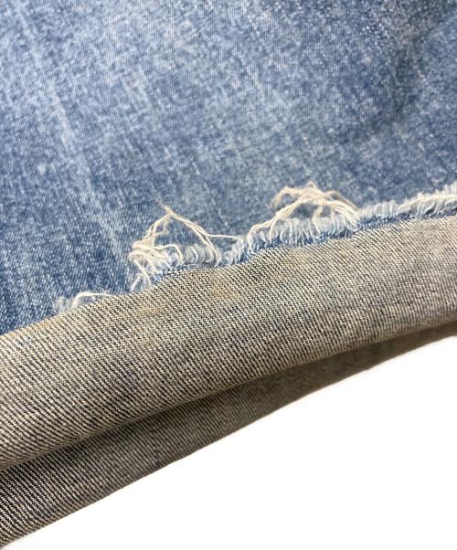 YANUK（ヤヌーク）YANUK (ヤヌーク) ワイドフレア ブルー サイズ:24の古着・服飾アイテム