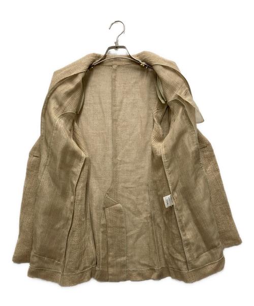 AKIRA NAKA（アキラナカ）AKIRA NAKA (アキラナカ) リネンダブルジャケット ベージュ サイズ:2の古着・服飾アイテム