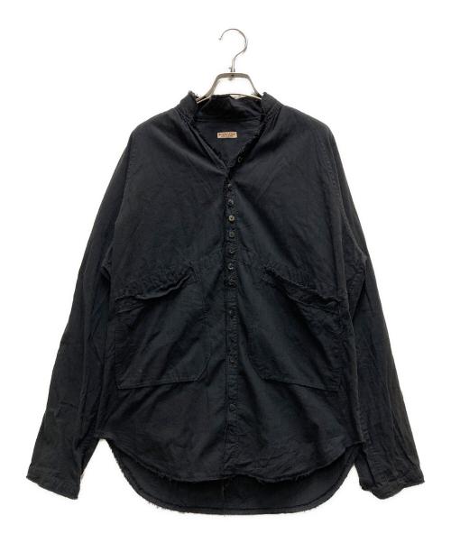 KAPITAL（キャピタル）KAPITAL (キャピタル) Black Broadcloth Basquiat Shirt ブラック サイズ:2の古着・服飾アイテム