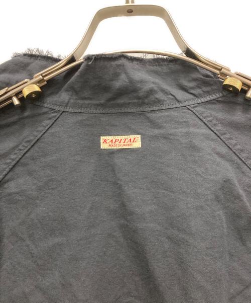 KAPITAL（キャピタル）KAPITAL (キャピタル) Black Broadcloth Basquiat Shirt ブラック サイズ:2の古着・服飾アイテム
