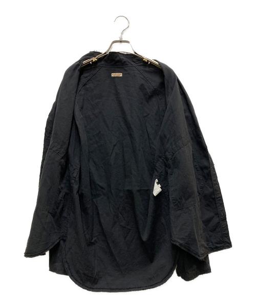 KAPITAL（キャピタル）KAPITAL (キャピタル) Black Broadcloth Basquiat Shirt ブラック サイズ:2の古着・服飾アイテム