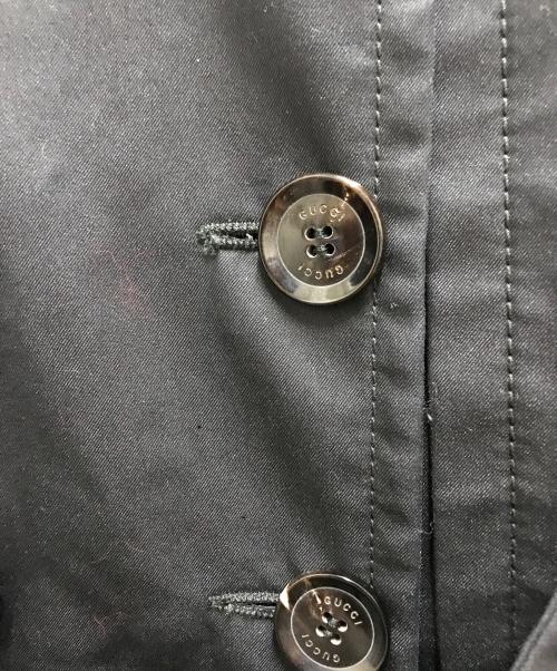 GUCCI（グッチ）GUCCI (グッチ) トレンチコート ブラック サイズ:38の古着・服飾アイテム