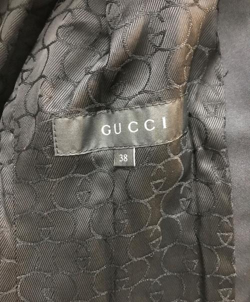 GUCCI（グッチ）GUCCI (グッチ) トレンチコート ブラック サイズ:38の古着・服飾アイテム
