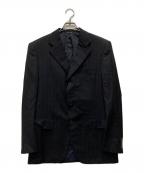 Yves Saint Laurent pour hommeイヴサンローラン プールオム）の古着「ストライプテーラードジャケット」｜ネイビー