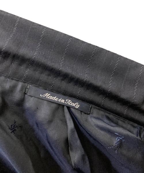 Yves Saint Laurent pour homme（イヴサンローラン プールオム）Yves Saint Laurent pour homme (イヴサンローラン プールオム) ストライプテーラードジャケット ネイビー サイズ:48の古着・服飾アイテム