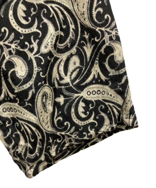 Y's（ワイズ）Y's (ワイズ) 80sペイズリー柄ウールブラウス グレー サイズ:Mの古着・服飾アイテム