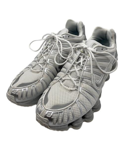 NIKE（ナイキ）NIKE (ナイキ) W SHOX TL PLATINUM TINT ホワイト サイズ:US 12の古着・服飾アイテム