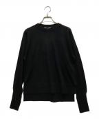 TEECHIティーチ）の古着「シルクウールニット」｜ブラック