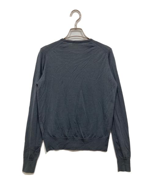 JOHN SMEDLEY（ジョンスメドレー）JOHN SMEDLEY (ジョンスメドレー) ウール100% カーディガン グレー サイズ:Ｍの古着・服飾アイテム