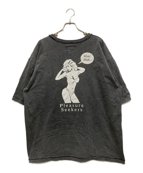 CAPTAINS HELM（キャプテンズヘルム）CAPTAINS HELM (キャプテンズヘルム) LOGO TEE グレー サイズ:Lの古着・服飾アイテム
