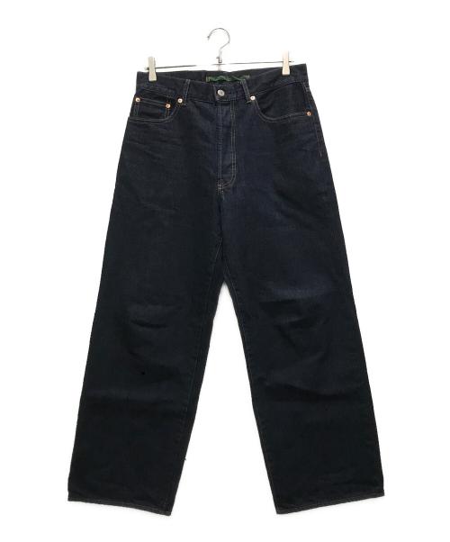 OUTDOOR PRODUCTS Usual Things（アウトドアプロダクツ ユージュアルシングス）OUTDOOR PRODUCTS Usual Things (アウトドアプロダクツ ユージュアルシングス) ULTデニムミッドライズルーズ5PKT インディゴ サイズ:Mの古着・服飾アイテム