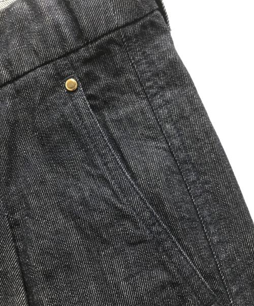 'S Max Mara（エスマックスマーラ）'S Max Mara (エスマックスマーラ) タックデニムパンツ ネイビー サイズ:42の古着・服飾アイテム