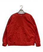 ARTS&SCIENCEアーツアンドサイエンス）の古着「Round cuff blouse」｜レッド
