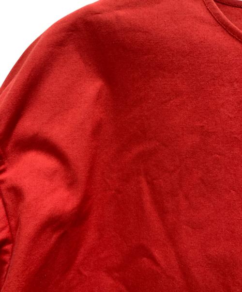 ARTS&SCIENCE（アーツアンドサイエンス）ARTS&SCIENCE (アーツアンドサイエンス) Round cuff blouse レッド サイズ:1の古着・服飾アイテム