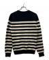 Saint Laurent Paris (サンローランパリ) カシミヤボーダーニット ネイビー サイズ:S：20000円
