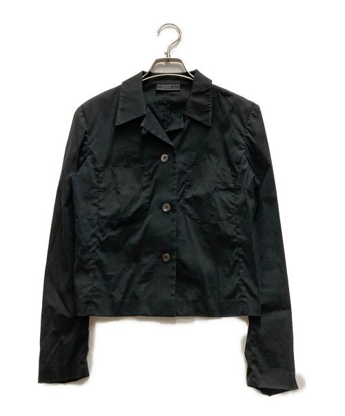 PRADA（プラダ）PRADA (プラダ) シャツジャケット ブラック サイズ:Lの古着・服飾アイテム