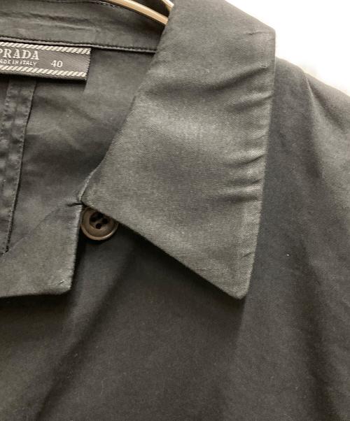PRADA（プラダ）PRADA (プラダ) シャツジャケット ブラック サイズ:Lの古着・服飾アイテム