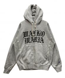 WACKO MARIA×Champion（ワコマリア×チャンピオン）の古着「リバースウィーブロゴパーカー」｜グレー