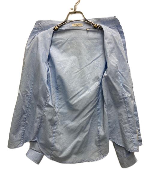 ETRO（エトロ）ETRO (エトロ) ペイズリー柄シャツ ブルー サイズ:40の古着・服飾アイテム