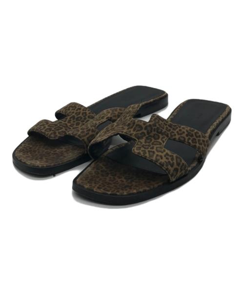 HERMES（エルメス）HERMES (エルメス) オランサンダル ブラウン サイズ:37の古着・服飾アイテム